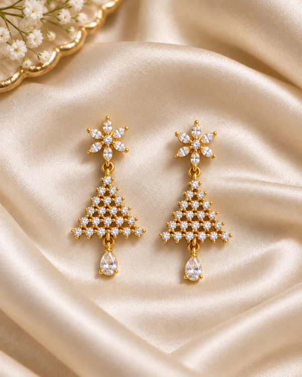 Triangle Drop Earrings