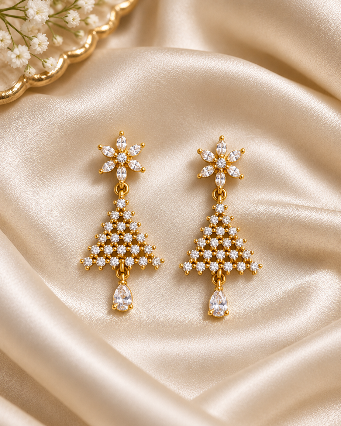 Triangle Drop Earrings
