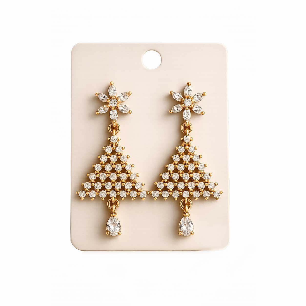Triangle Drop Earrings